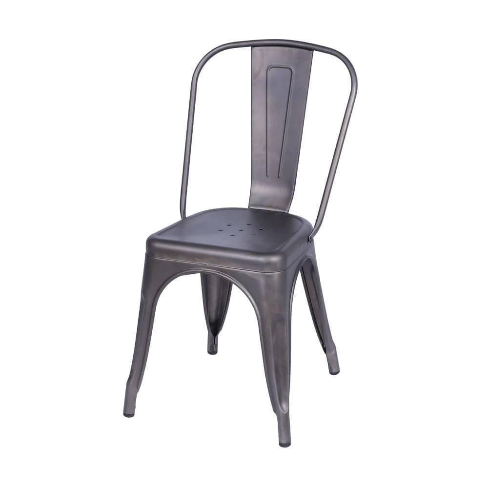 Cadeira Tolix Iron Titan Aço Bronze