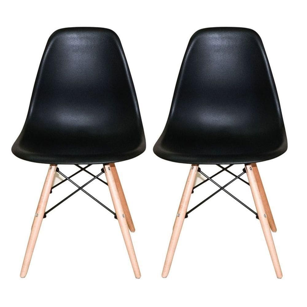 Cadeira Eames Para Escritório Kit Com 2