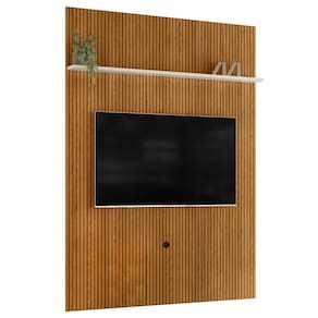 Painel Para TV 75 Polegadas 179cm Logus Z10 Off/Cinamomo - Mpozenato
