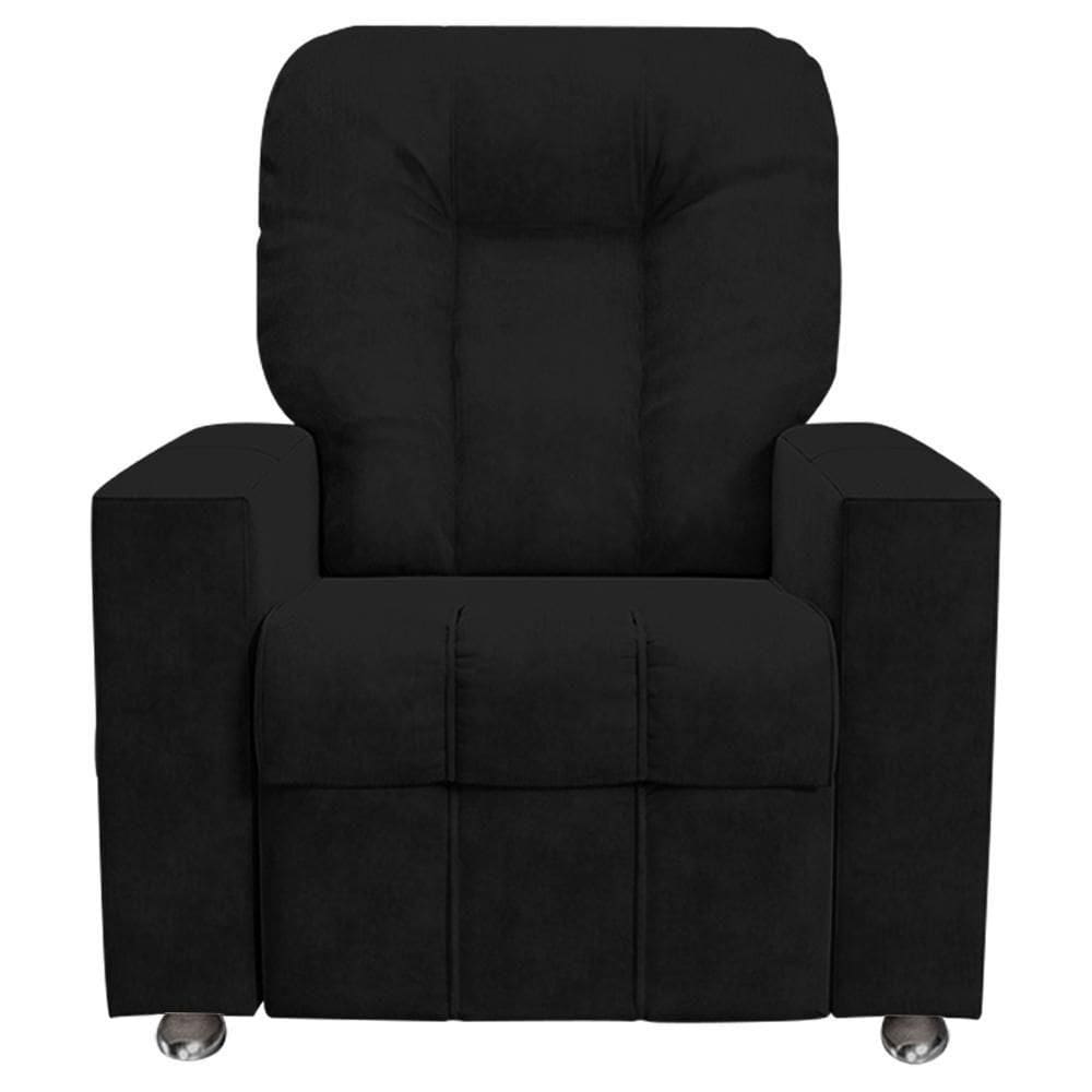 Poltrona Do Papai Reclinável Romeo F05 Veludo Preto