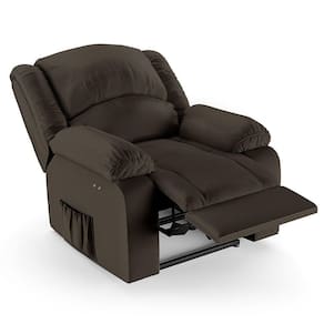 Poltrona Do Papai Reclinável Pietra Power Touch Usb Fh9 Pu Marrom - Mpozenato
