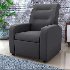 Poltrona Reclinável Decorativa Sophia Veludo Light Cinza