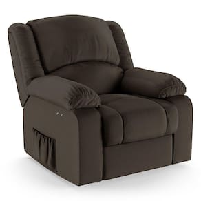 Poltrona Do Papai Reclinável Pietra Power Touch Fh9 Pu Marrom - Mpozenato