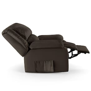 Poltrona Do Papai Reclinável Pietra Controle Power Elétrico Usb Fh9 Pu Marrom - Mpozenato