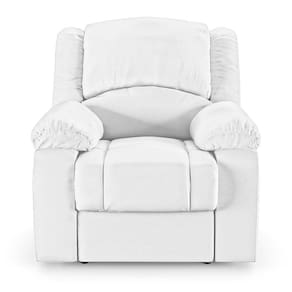 Poltrona Do Papai Reclinável Pietra Power Touch Fh9 Pu Branco - Mpozenato