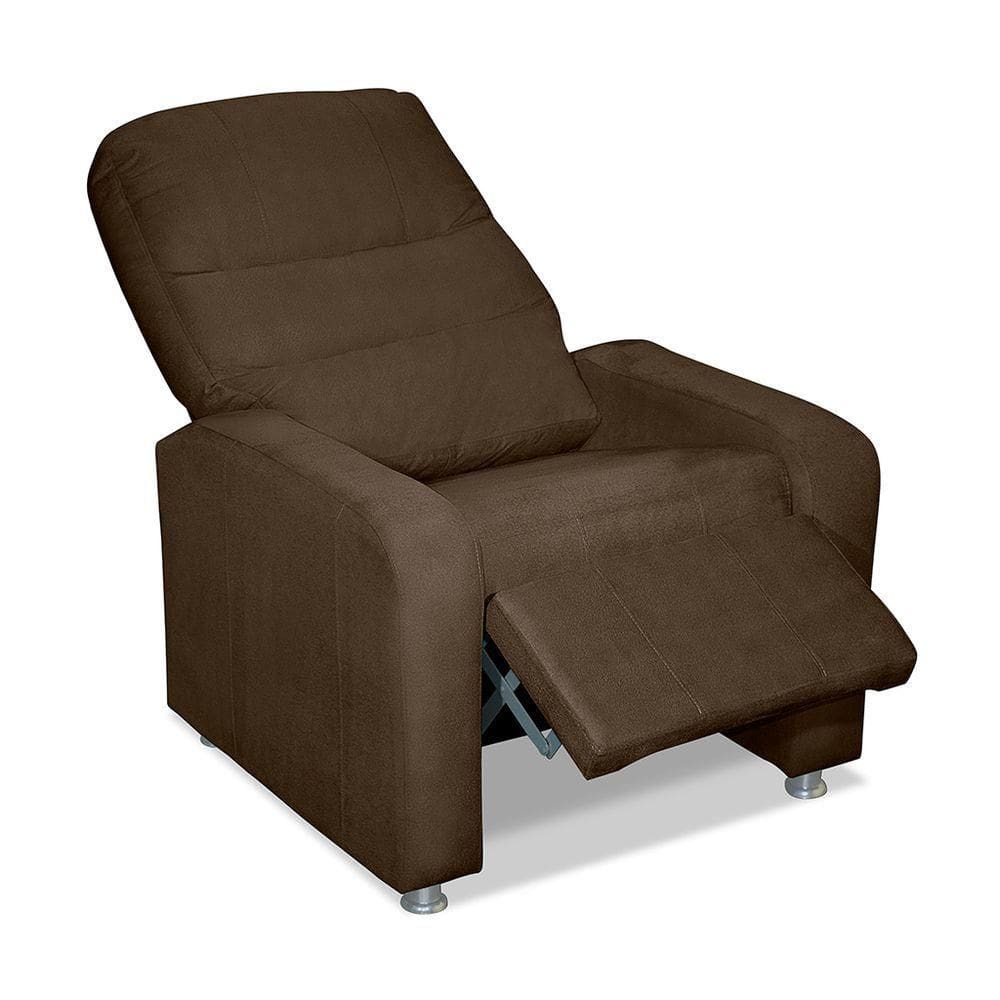 Poltrona Do Papai Reclinável Marrom Smf Decor