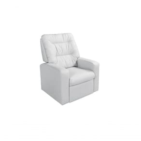 Poltrona Reclinável Paris Papai Mamãe Amamentação Corano Branco 036