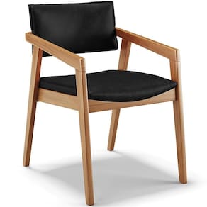 Cadeira Para Sala De Jantar Estar Living Giorgia B04 Couríssimo Preto Brilho - Lyam Decor