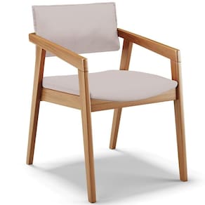Cadeira Para Sala De Jantar Estar Living Giorgia B04 Linho Bege - Lyam Decor