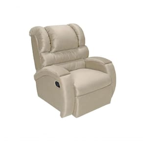 Poltrona Reclinável Imperial Soroterapia Pós Operatório Motorizada E Giro Balanço Suede Areia 376