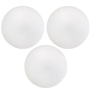 Kit 03 Assentos Redondo Banqueta Cadeira Estofados Poltronas H02 Corino Branco 39 Cm - Lyam Decor