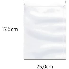 Envelope Saco Branco 176x250 90grs. Ofício 100unid - Scrity