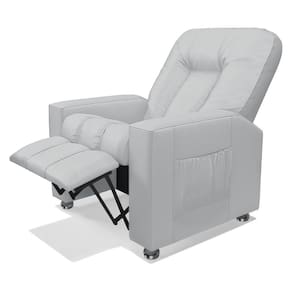 Poltrona Do Papai Reclinável Romeo F05 Facto Branco