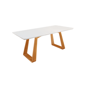 Mesa de Jantar com Vidro Moderna Dalla -2,20 Star Móveis