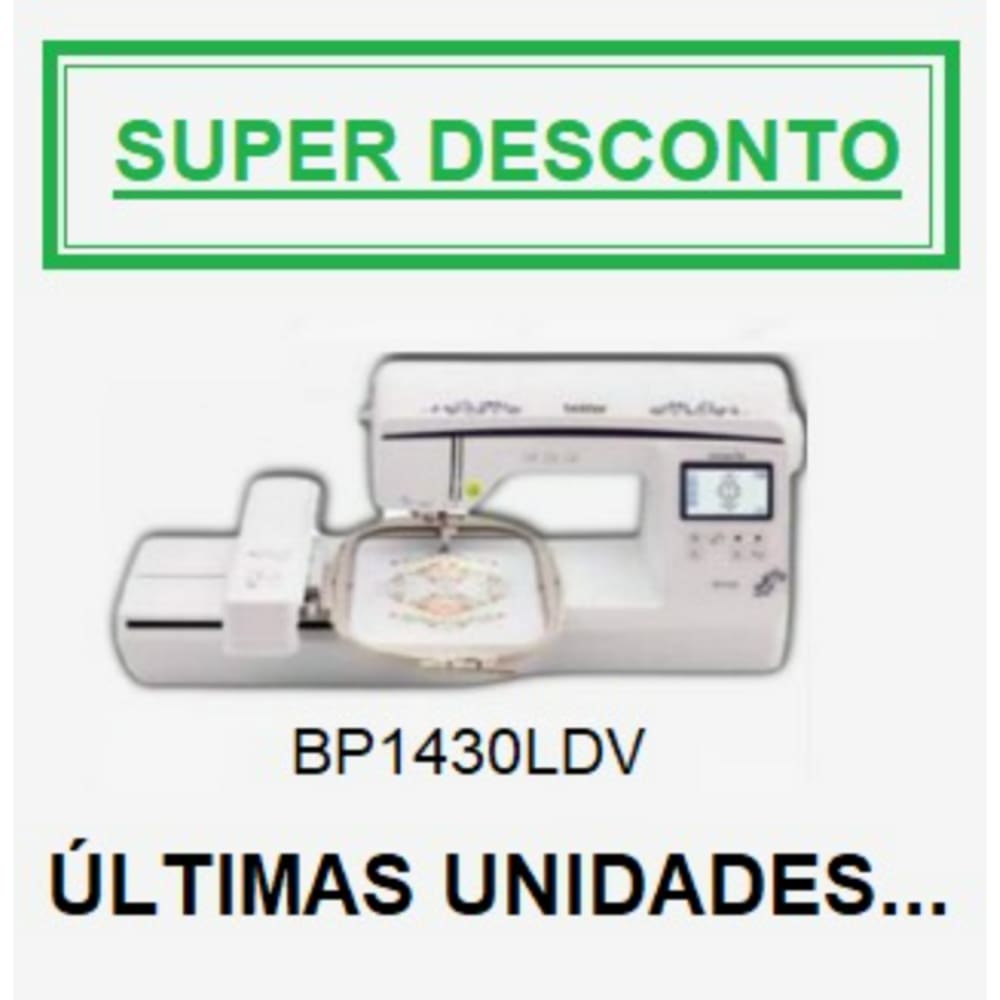 Máquina De Bordar Brother Bp1530l + 700 mil matrizes vialink