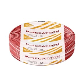 Cabo Flexível Megatron 10MMx100M Rolo 750V Vermelho