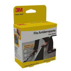 Fita Antiderrapante 3M Safety-Walk 50mmx5m Preta