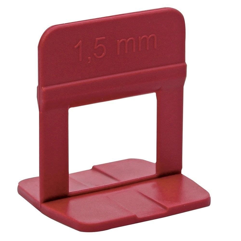 Espaçador Nivelador Cortag Eco Vermelho 1,5mm - Embalagem com 500 Unidades