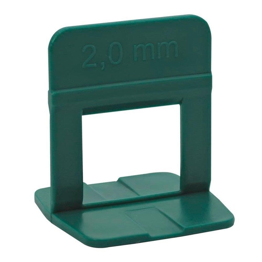 Espaçador Nivelador Cortag Eco Verde 2mm - Embalagem com 500 Unidades