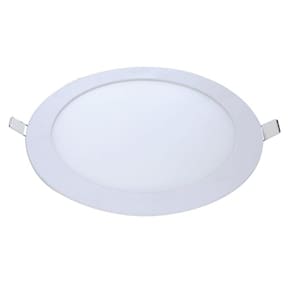 Plafon Painel Avant Led 17cm Alumínio Redondo Embutir 12W 6,5K 720 Lúmens