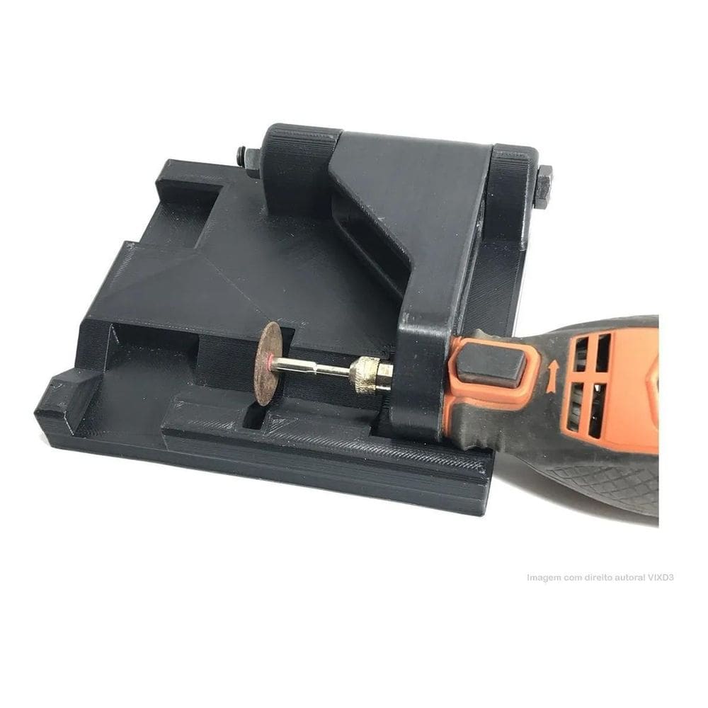 Suporte Micro Retífica Para Corte De Tubo Metal Para Dremel