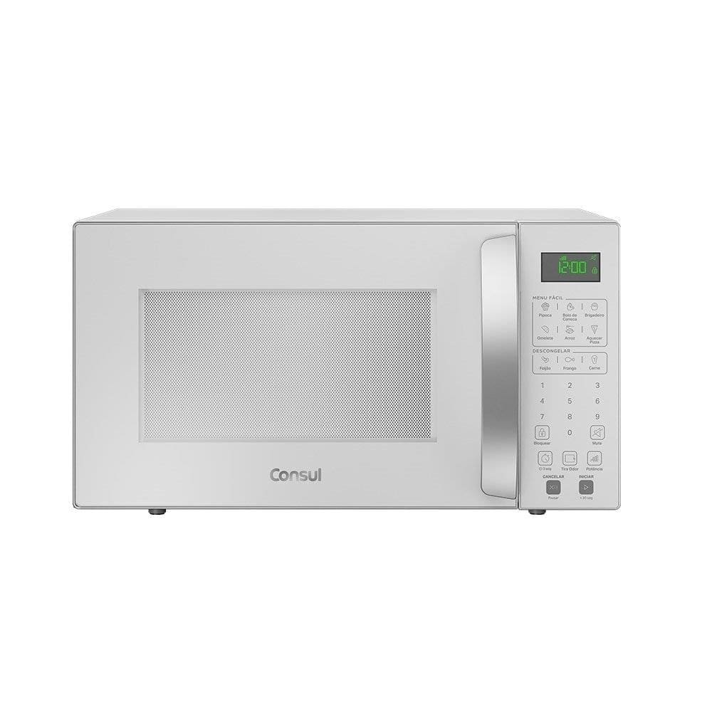 Micro-Ondas Consul 32 Litros CMS46AB - Painel Digital, Trava Segurança, Branco