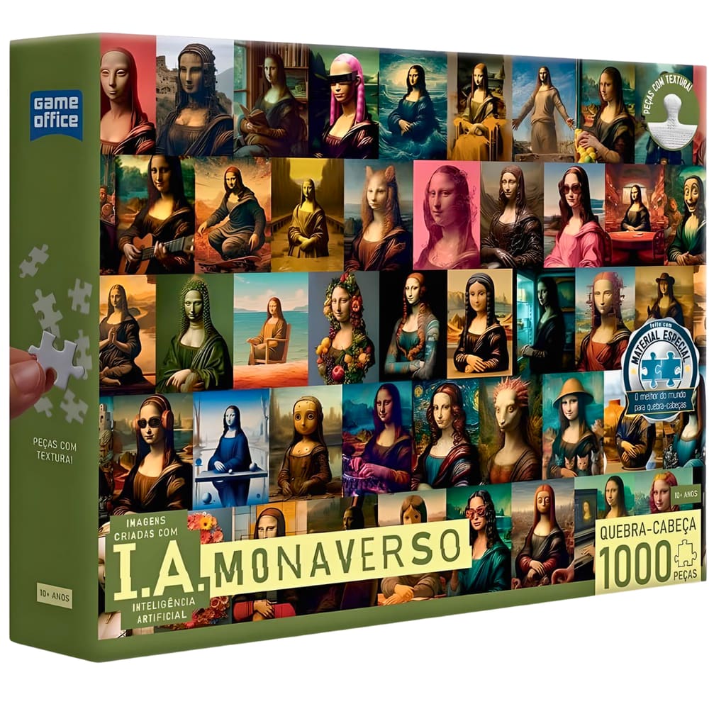 Puzzle Quebra Cabeça IA Monaverso 1000 Peças Toyster