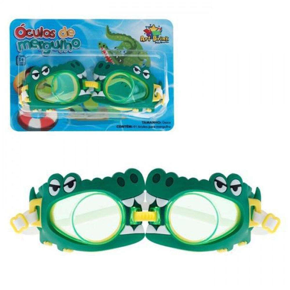 Óculos Infantil De Natação - Jacaré - Art Brink