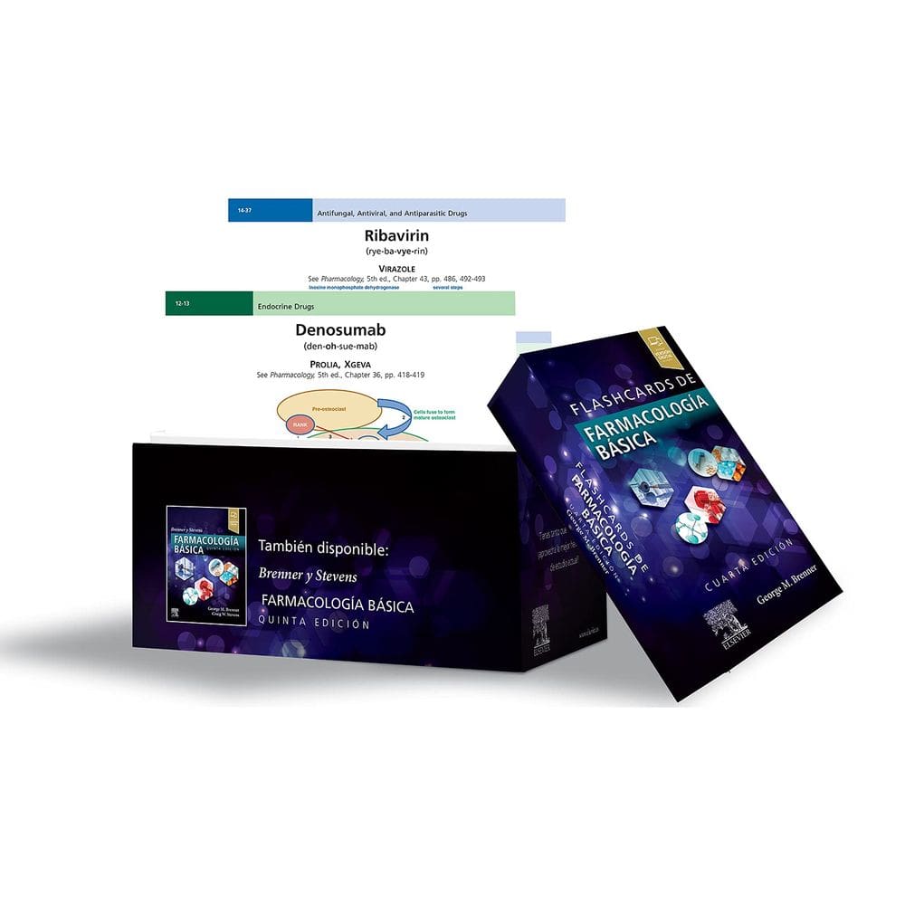 Flashcards: Farmacologia básica da Elsevier