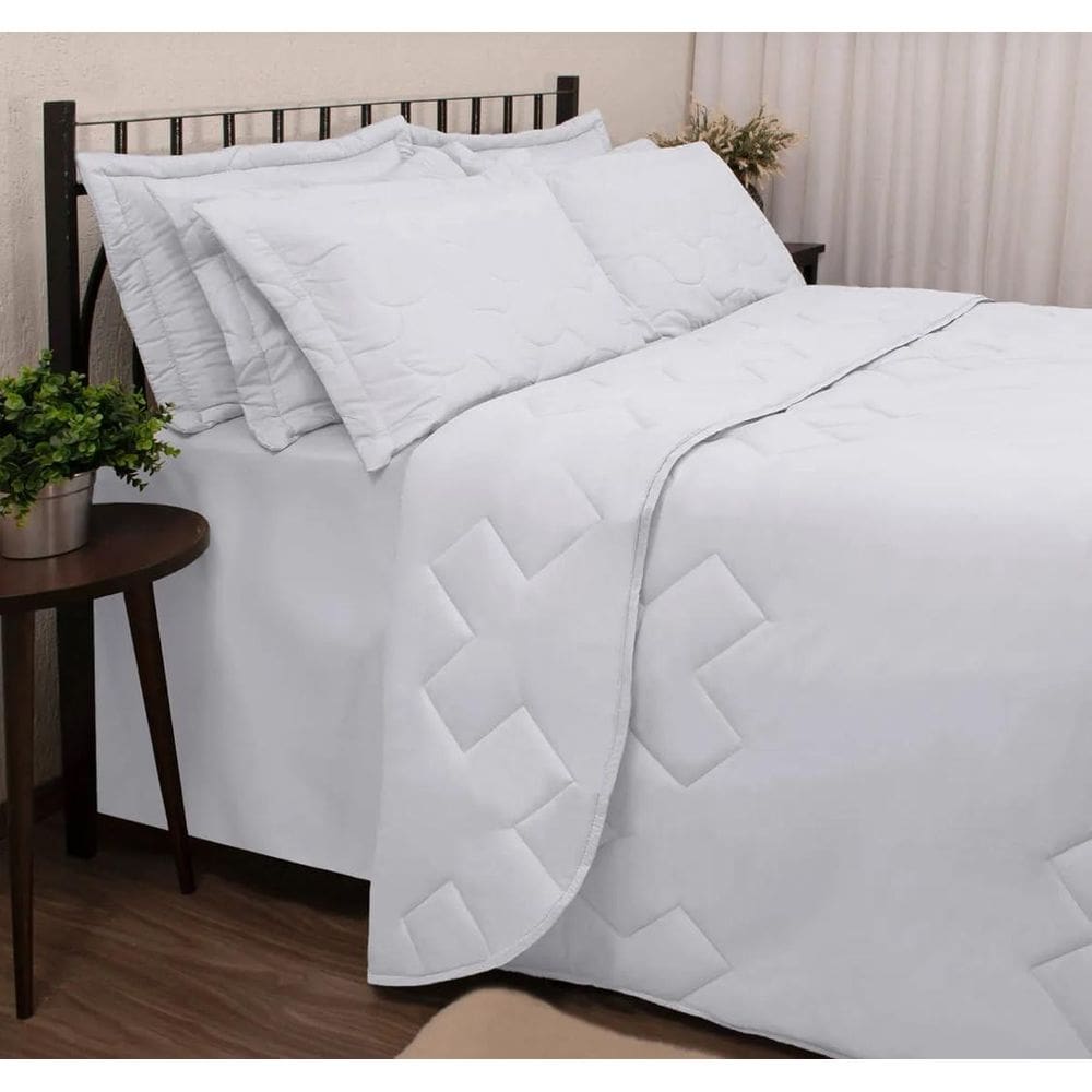 Edredom King Sonata Branco 1pc