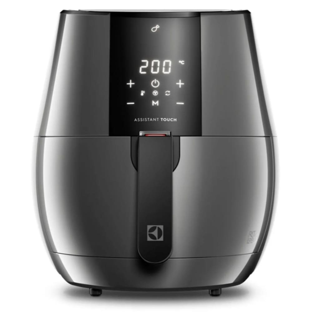 Air Fryer Fritadeira Eletrica 1400W Electrolux 3.2L Painel Digital Luxx Black 220V