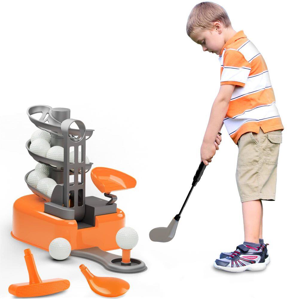 Conjunto de brinquedos de golfe iPlay iLearn Kids Outdoor Sport 3-5 anos