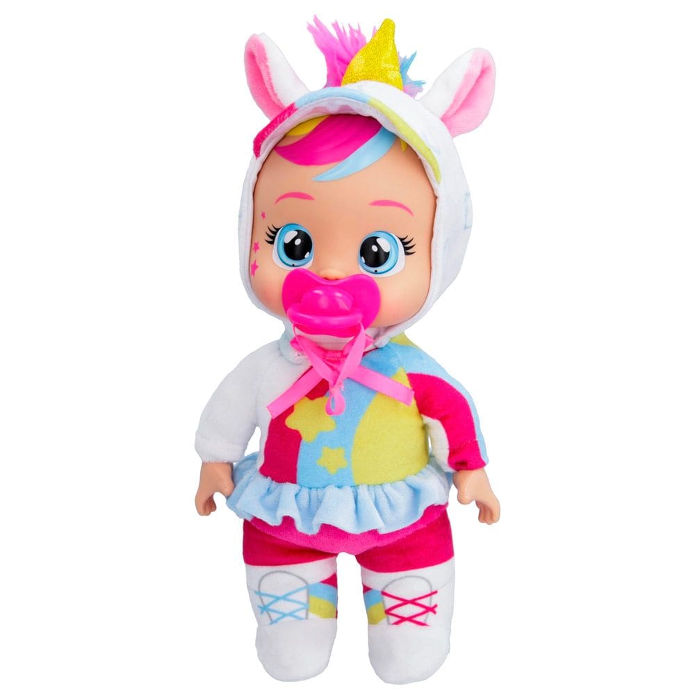 Baby Doll Cry Babies Tiny Cuddles Talents Dreamy com roupa de patinador