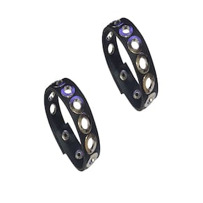 Kit C/ 2 Braceletes Pulseira Punk Rock Gótico K-pop - 1 Par