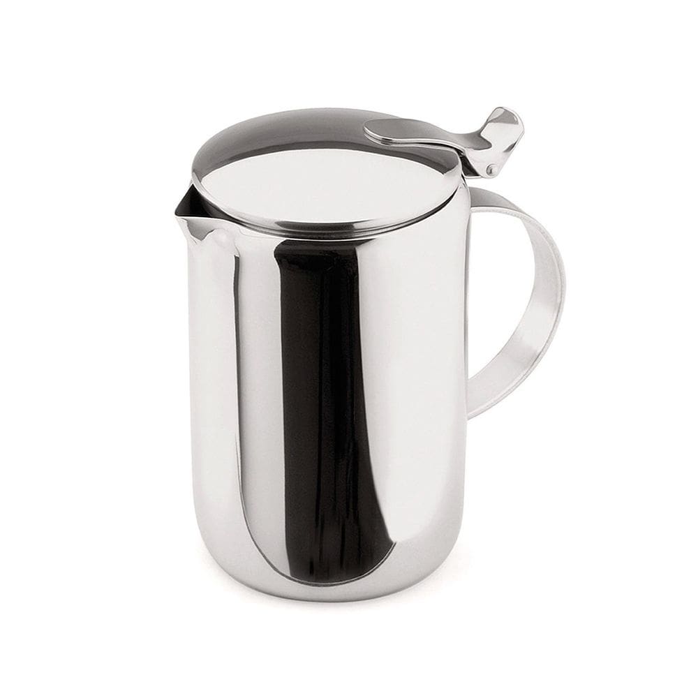 Bule em Aço Inox Com Tampa 550ml Sem Bico Servir Café Chá