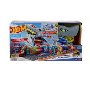 Htn82 Pista Lava-Rápido Mega Tubarão Hot Wheels City