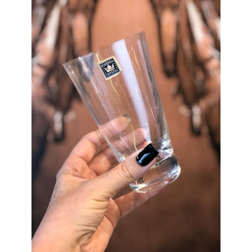 Unidade copo alto Sophia em cristal ecologico 370ml A13cm