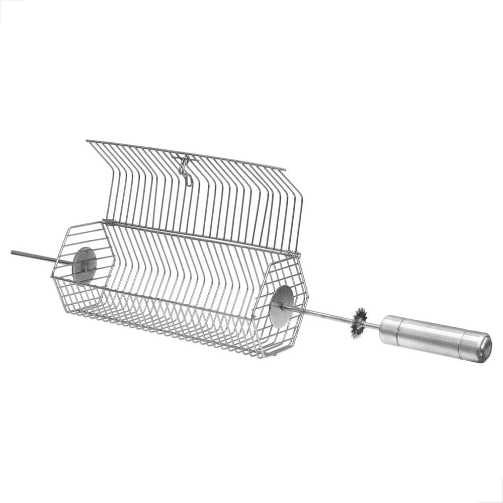 Grelha Tambor Coração com Engrenagem Cromada para Churrasqueira Elétrica – Ideal para Coração de Frango Coxinha e Asa