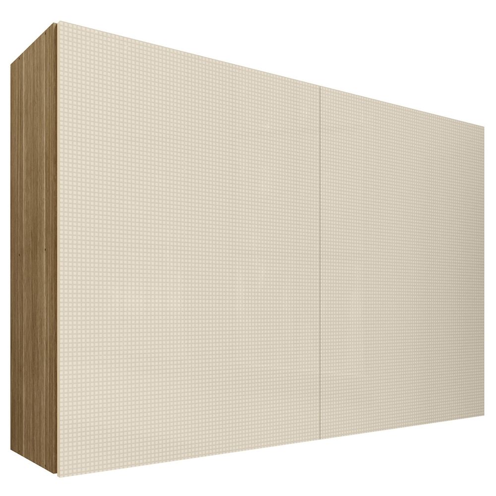 Armário de Cozinha Aéreo 2 Portas 120cm Minsk Freijó/Soft Z06 - Mpozenato