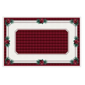 Toalha De Mesa Natalina Pétalas de Natal 1,40x2,20cm 197045