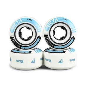 Rodas de skate RICTA Speedrings Slim 99a White 52mm