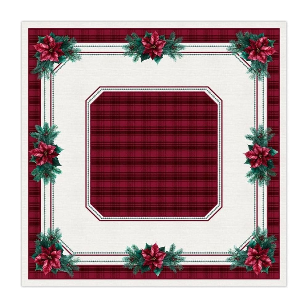 Toalha De Mesa Natalina Pétalas De Natal 1,40x140cm 197036