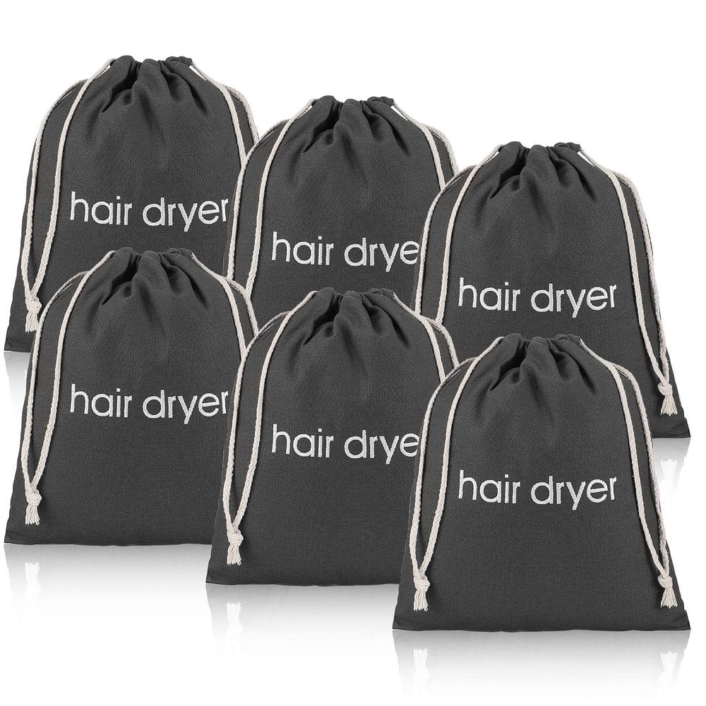 Sacos de secador de cabelo ERKXD 3 | 6 | Pacote 8 para banheiro de viagem