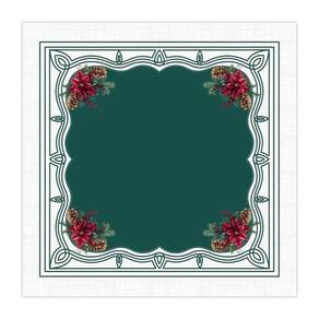 Toalha De Mesa Natalina Sofisticação Natalina 1,40x140cm