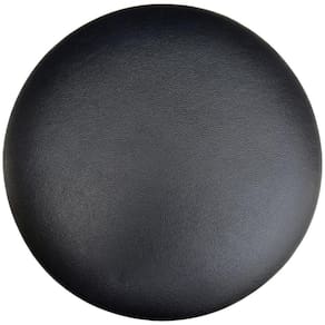 Assento Redondo Banqueta Cadeira Corino Preto
