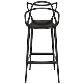 Banqueta Alta Allegra Design Cozinha/bancada - Preto