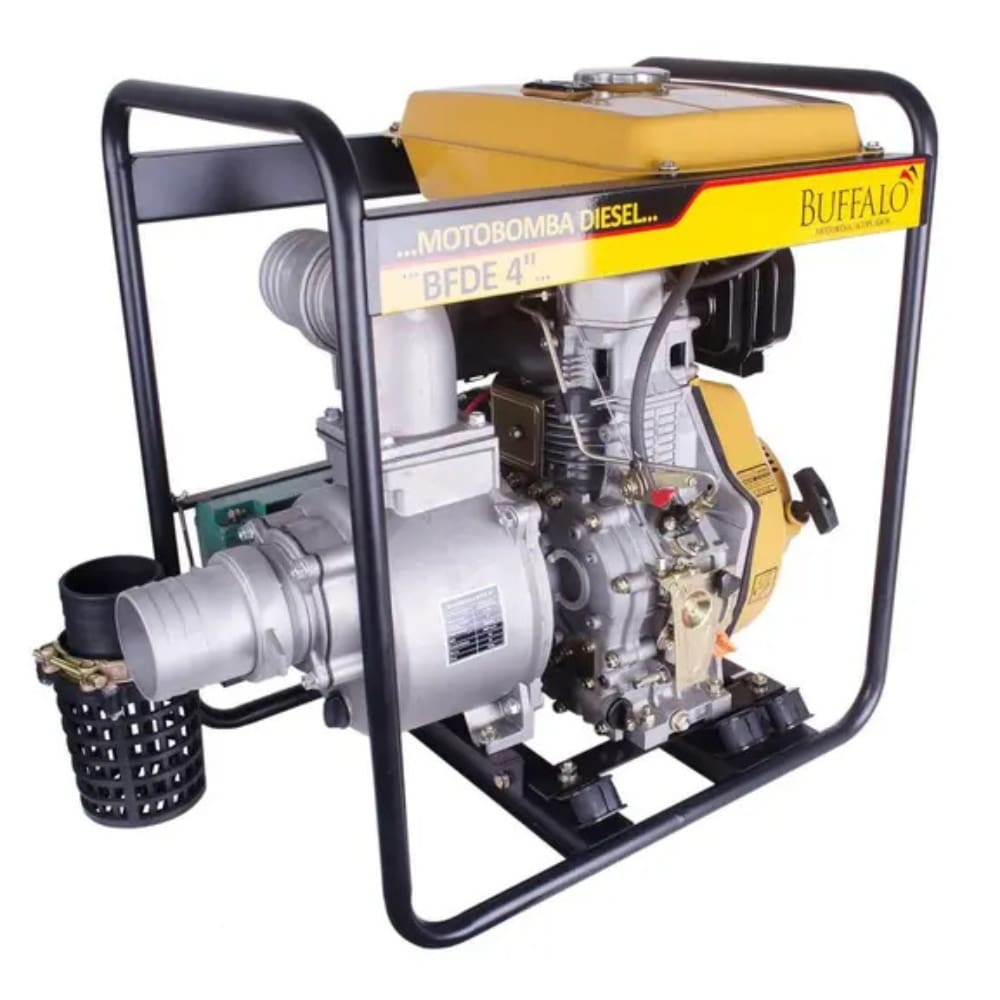 Motobomba Diesel Auto Escorvante BFDE 4" X 4" PRO Buffalo 10CV Partida Elétrica