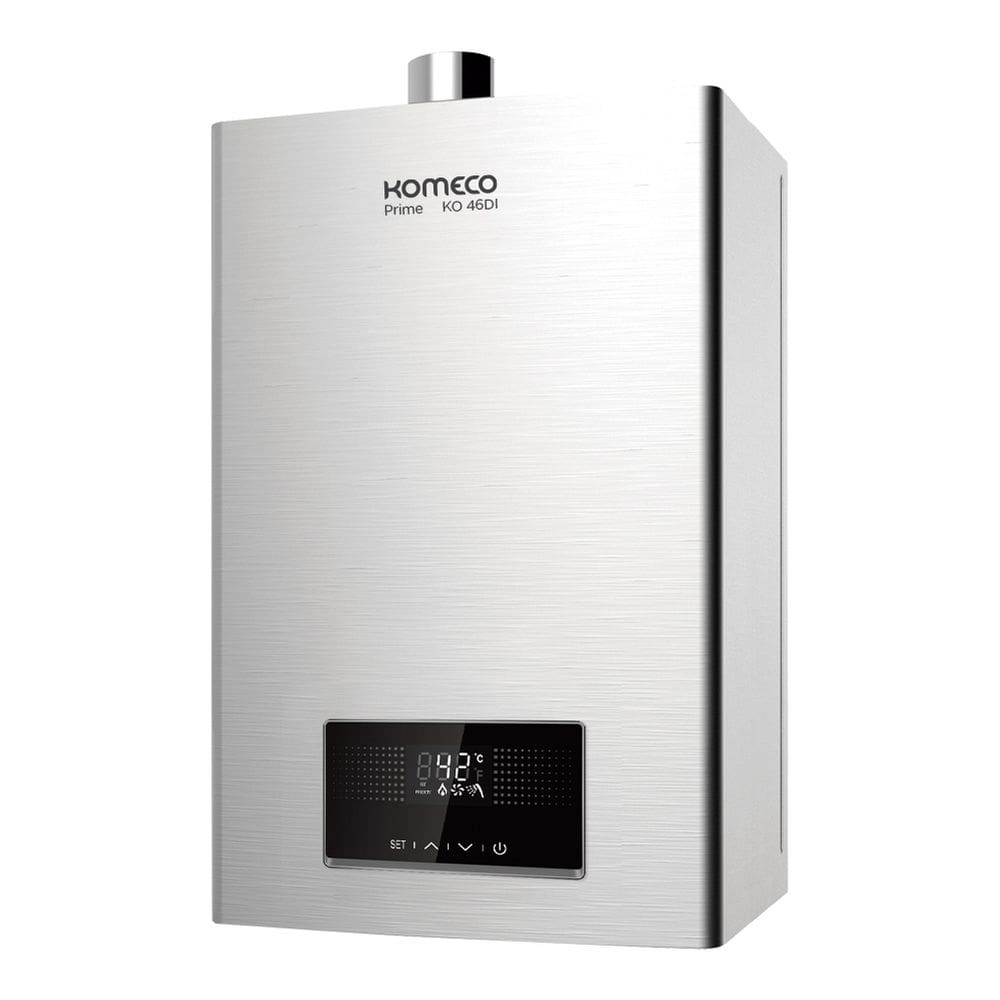 Aquecedor de Água a Gás Komeco GLP 46 Litros Wifi - Prime - Inox