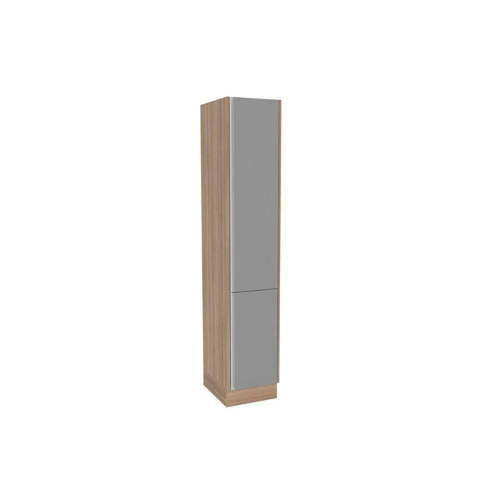 Paneleiro De Cozinha Campanele Com 2 Portas 60cm Castanho-cinza - Politorno