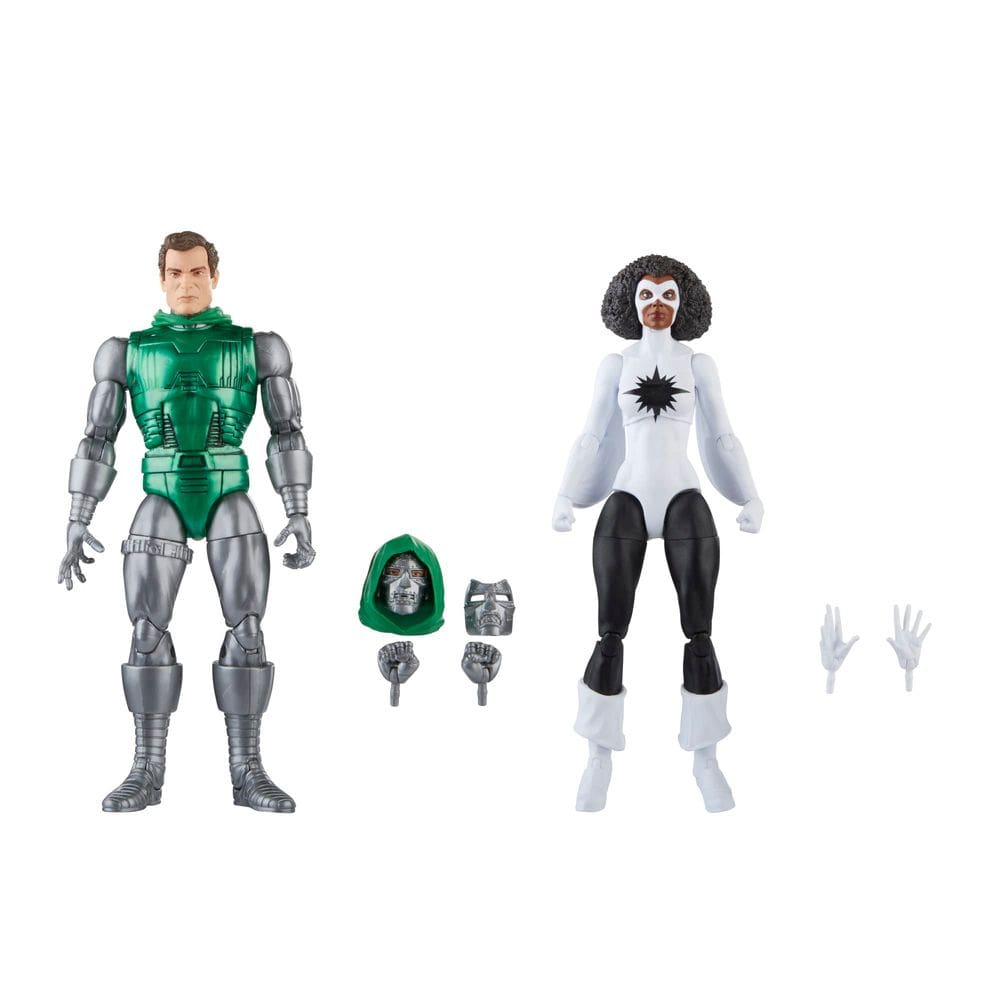 Bonecos de ação Marvel Legends Captain vs. Doctor Doom 6"